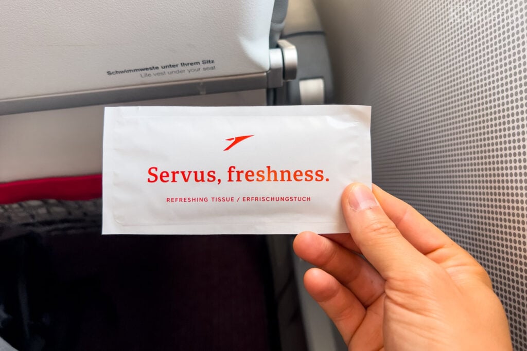 Austrian E195 Business Class Service