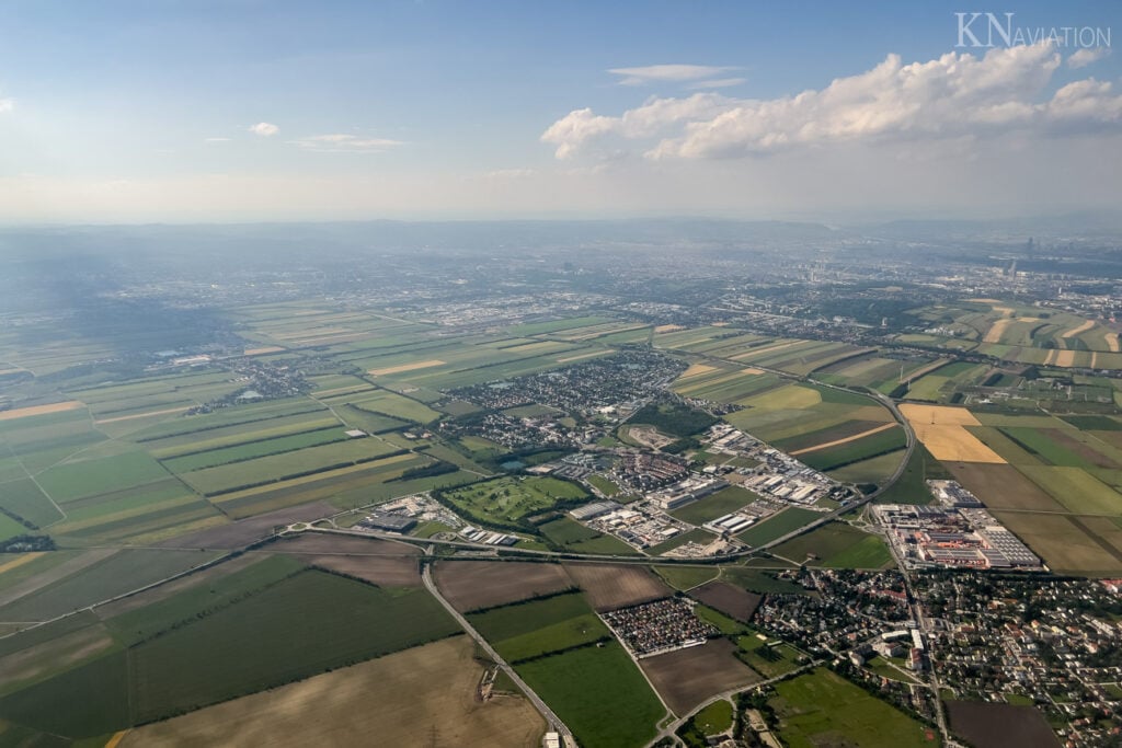 Austrian E195 Business Class Window View