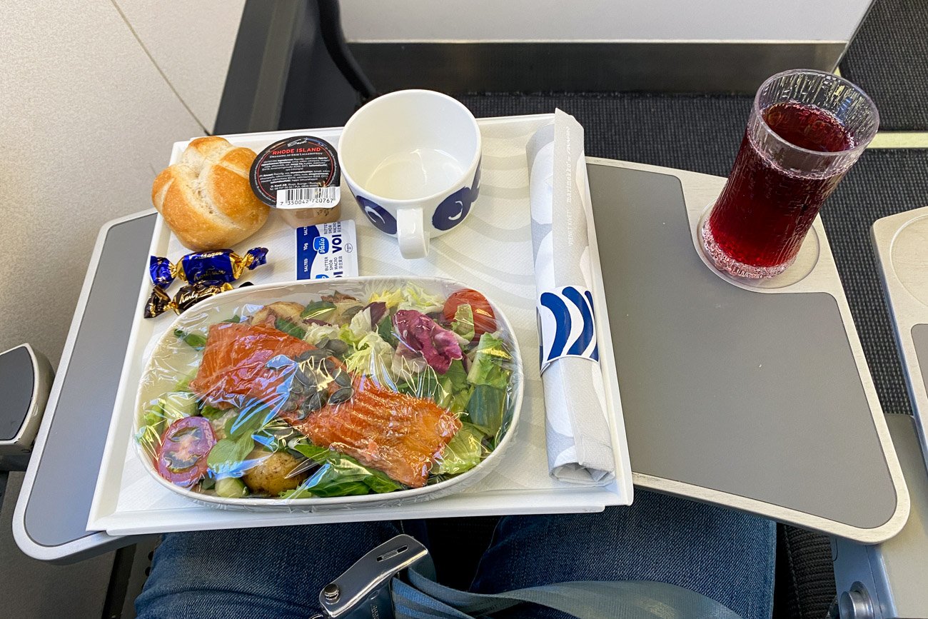 Finnair Short-Haul Business Class Lunch