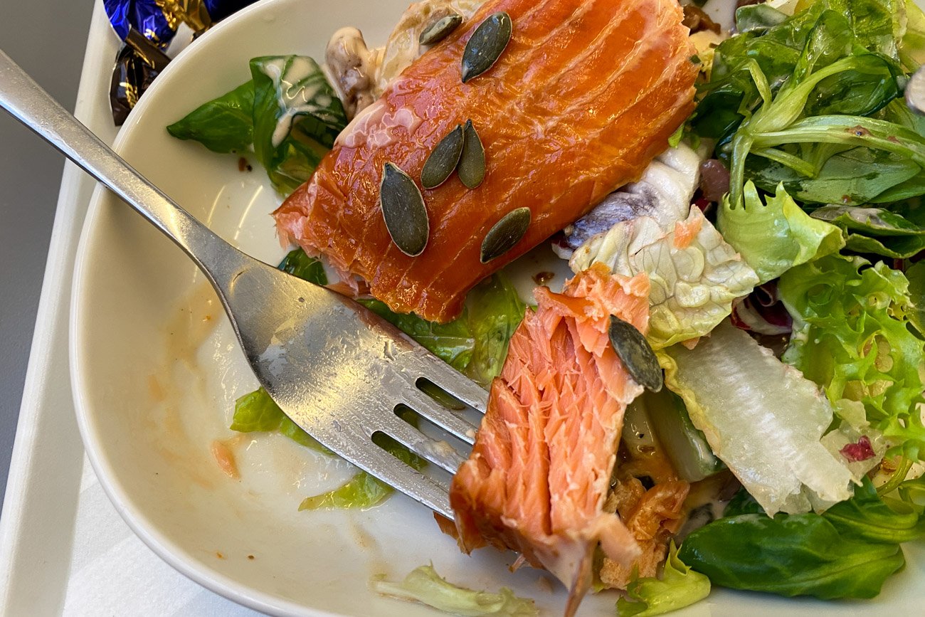 Finnair Short-Haul Business Class Lunch