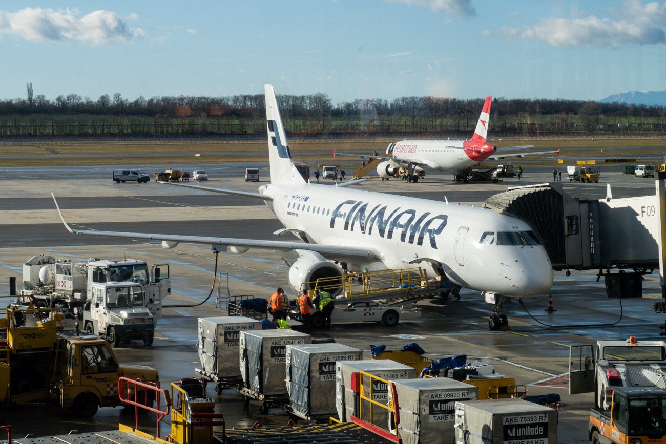Finnair E190 in Vienna